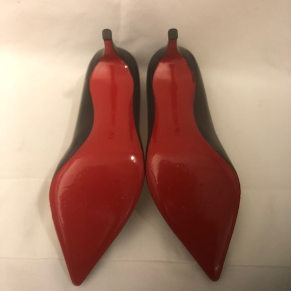 Black Leather Heels (EUR 38.5) - Picture 4 of 4